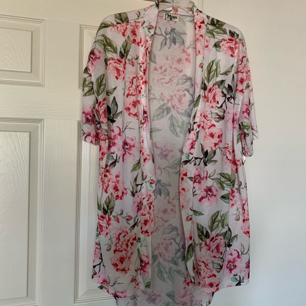 Show Me Your MuMu Women's Brie Gardens of Bloom Kimono Duster Robe, One Size